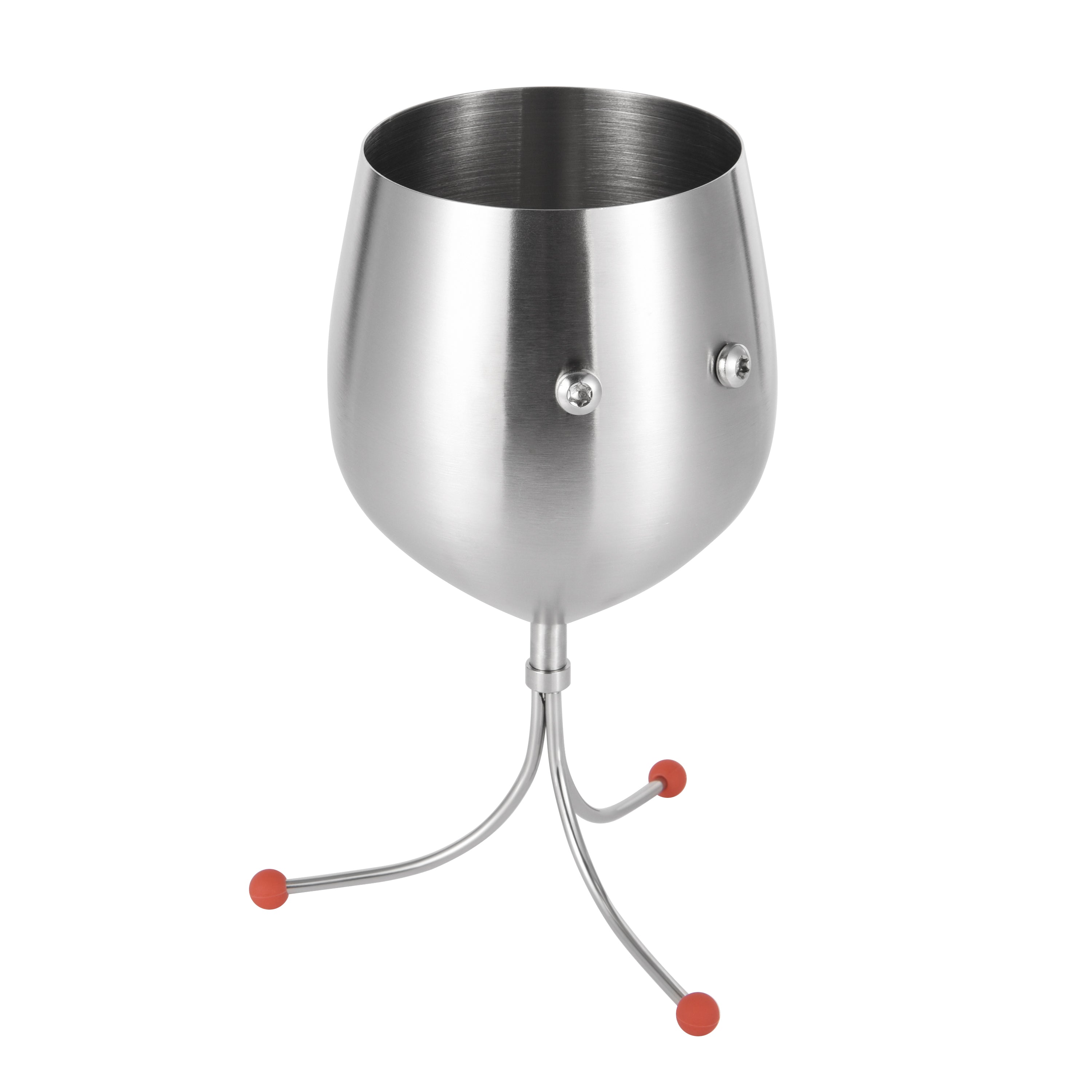OiOi, the large stainless steel wine glass, design by PalForm.